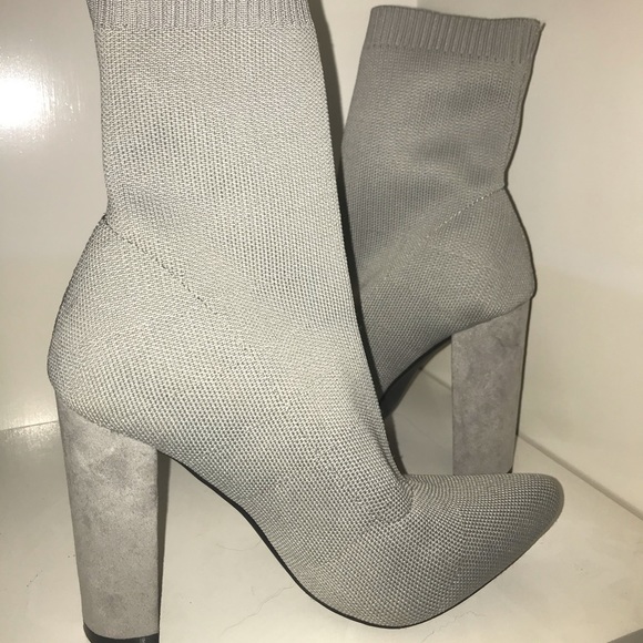 Gray ASOS sock booties - Picture 1 of 5